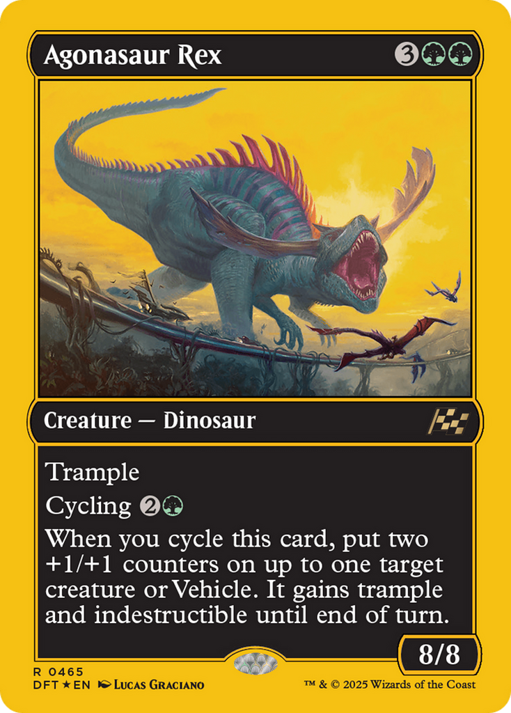 Magic: The Gathering - Agonasaur Rex Foil - Aetherdrift