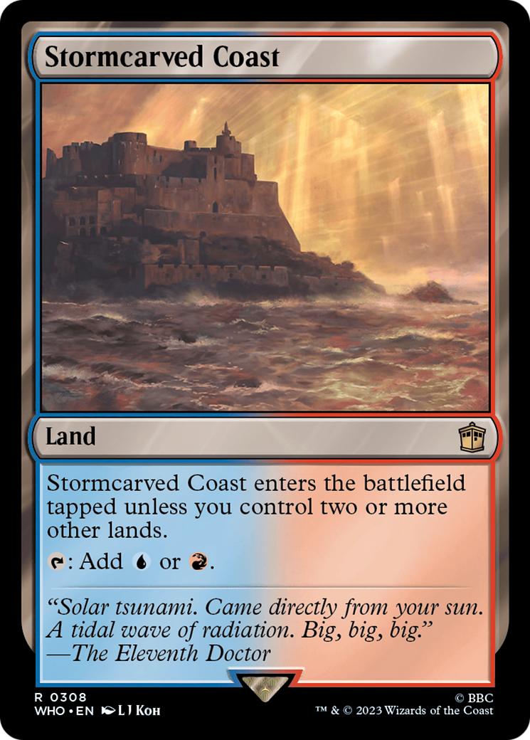 Magic: The Gathering - Stormcarved Coast Foil - Doctor Who