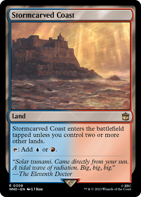Magic: The Gathering - Stormcarved Coast Foil - Doctor Who