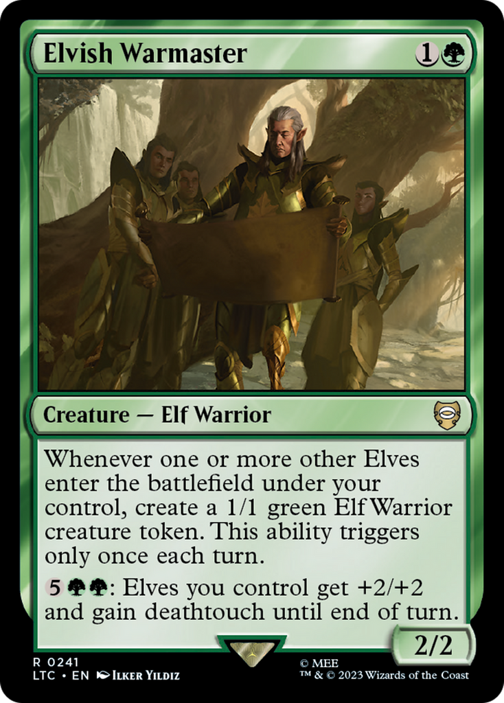 Magic: The Gathering - Elvish Warmaster - Tales of Middle-earth Commander