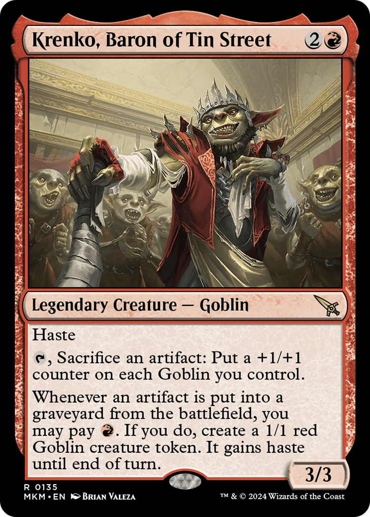 Magic: The Gathering - Krenko, Baron of Tin Street - Murders at Karlov Manor
