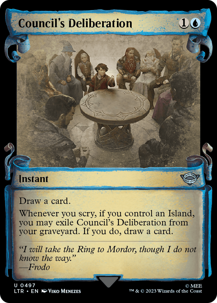 Magic: The Gathering - Council's Deliberation - The Lord of the Rings: Tales of Middle-earth