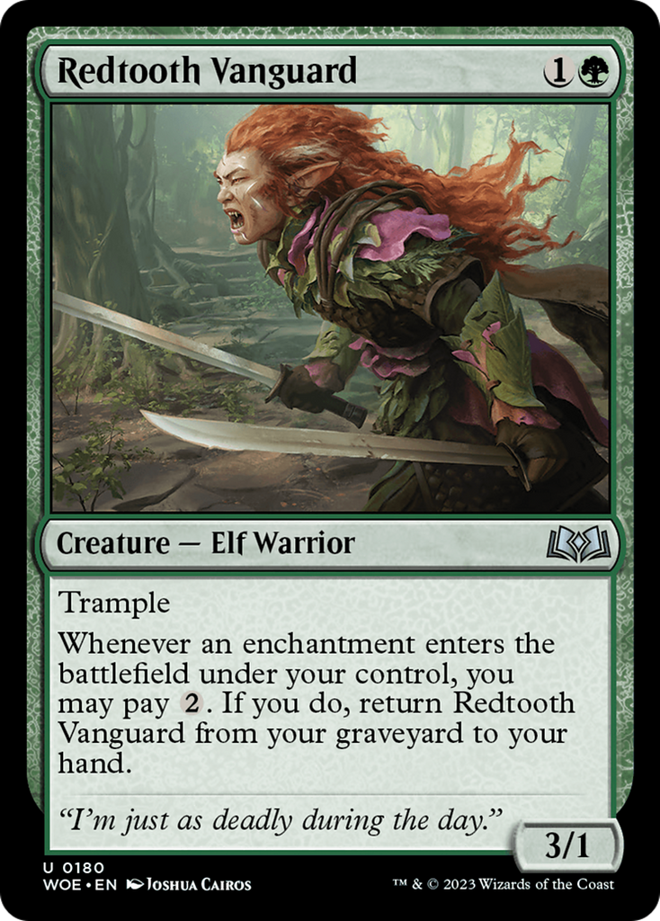 Magic: The Gathering - Redtooth Vanguard - Wilds of Eldraine