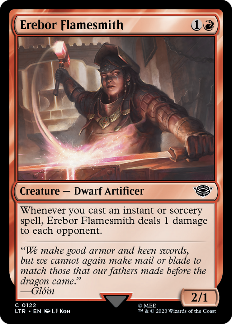 Magic: The Gathering - Erebor Flamesmith - The Lord of the Rings: Tales of Middle-earth
