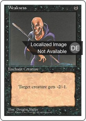Magic: The Gathering - Schwäche - Fourth Edition