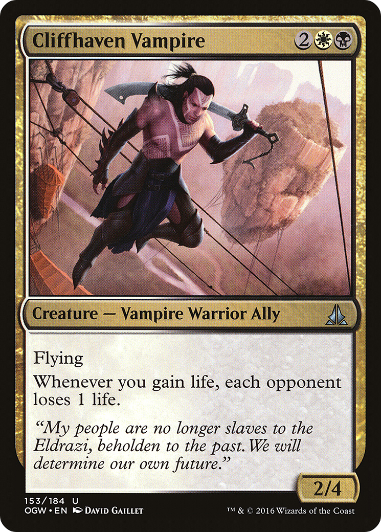 Magic: The Gathering - Cliffhaven Vampire Foil - Oath of the Gatewatch