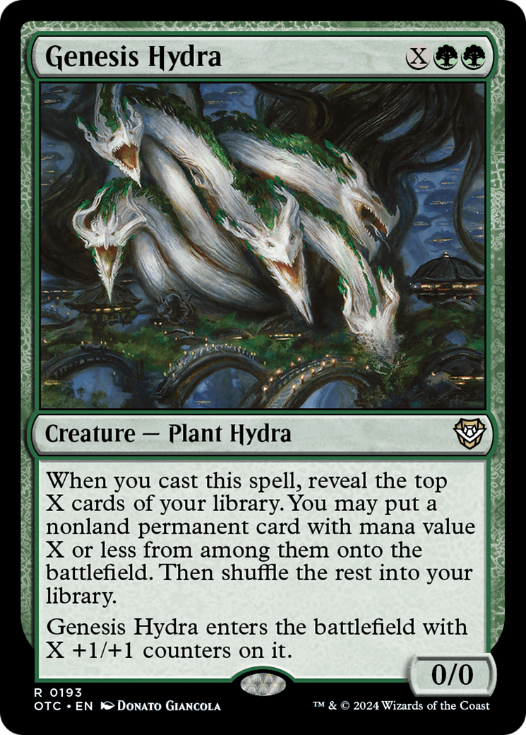 Magic: The Gathering - Genesis Hydra - Outlaws of Thunder Junction Commander