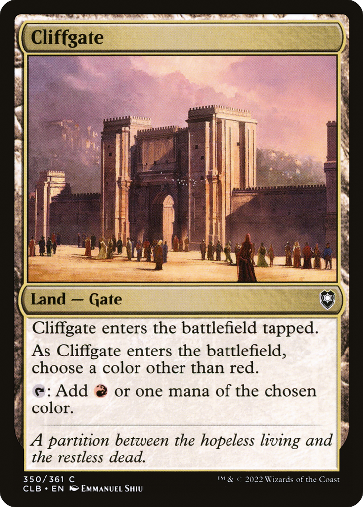 Magic: The Gathering - Cliffgate - Commander Legends: Battle for Baldur's Gate