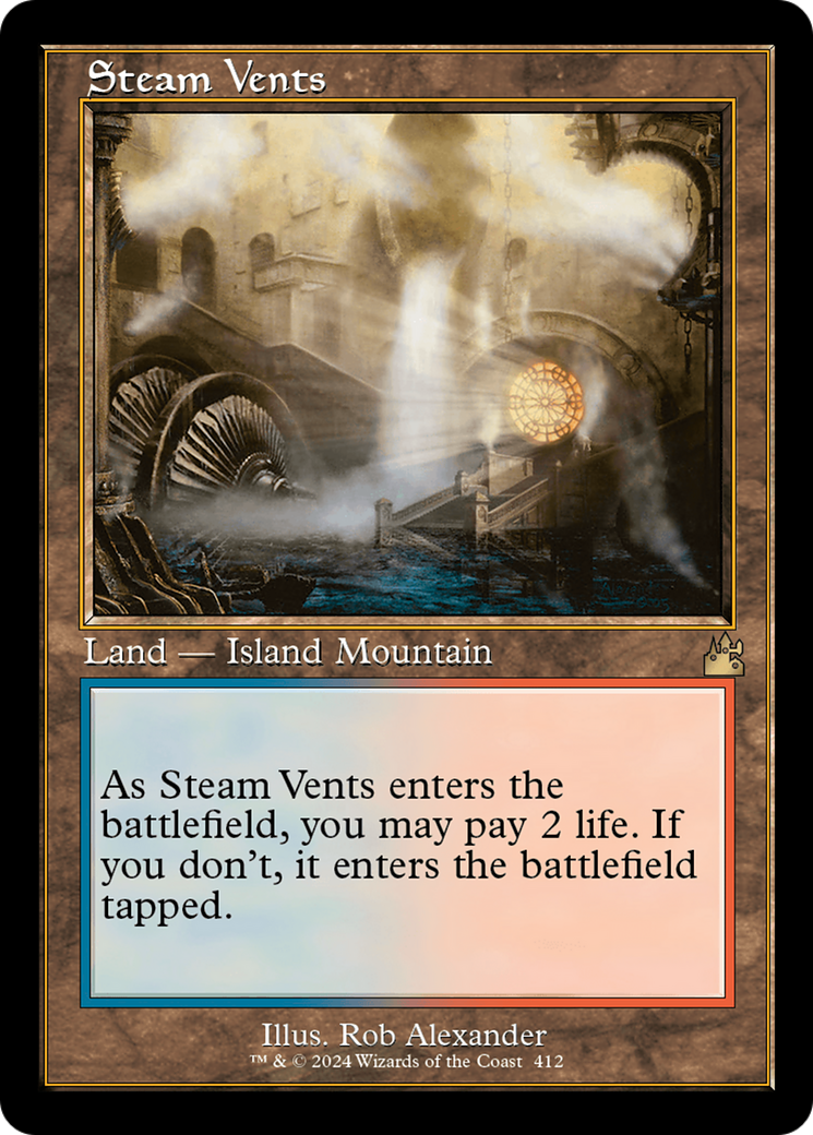 Magic: The Gathering - Steam Vents - Ravnica Remastered