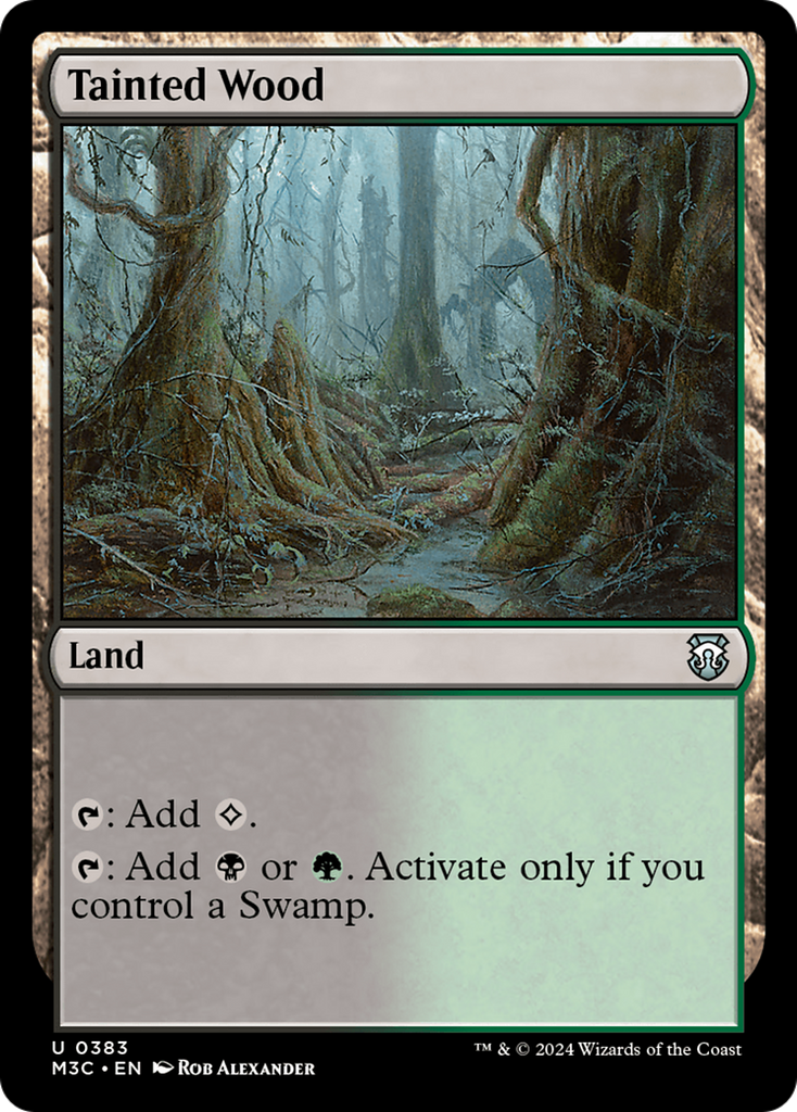 Magic: The Gathering - Tainted Wood - Modern Horizons 3 Commander