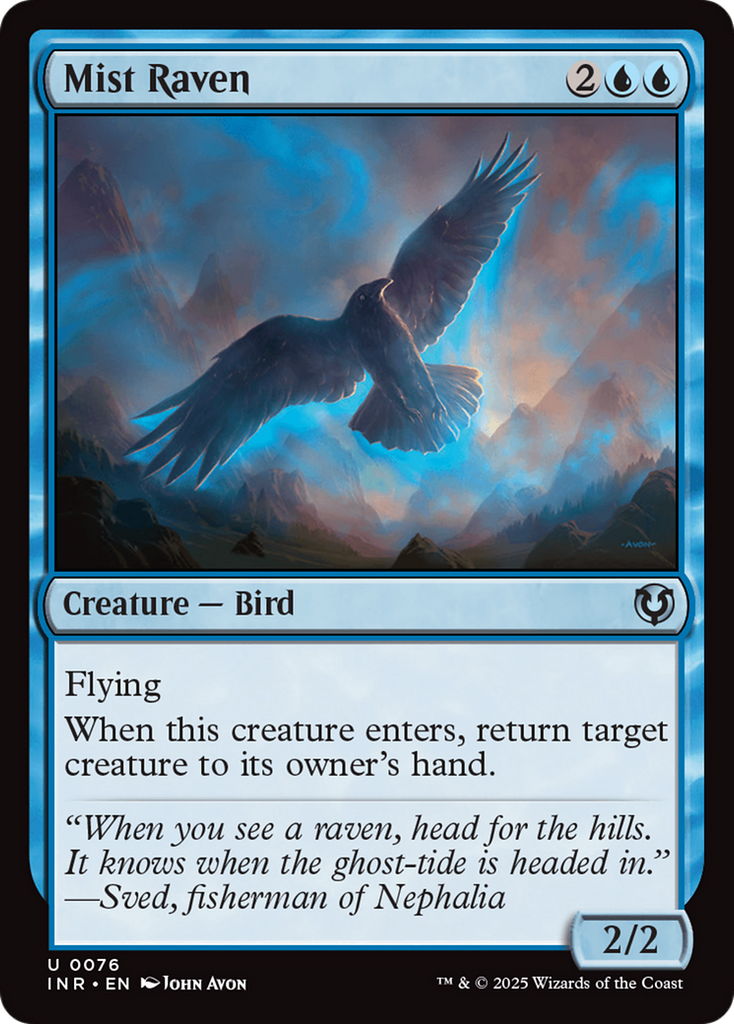 Magic: The Gathering - Mist Raven - Innistrad Remastered