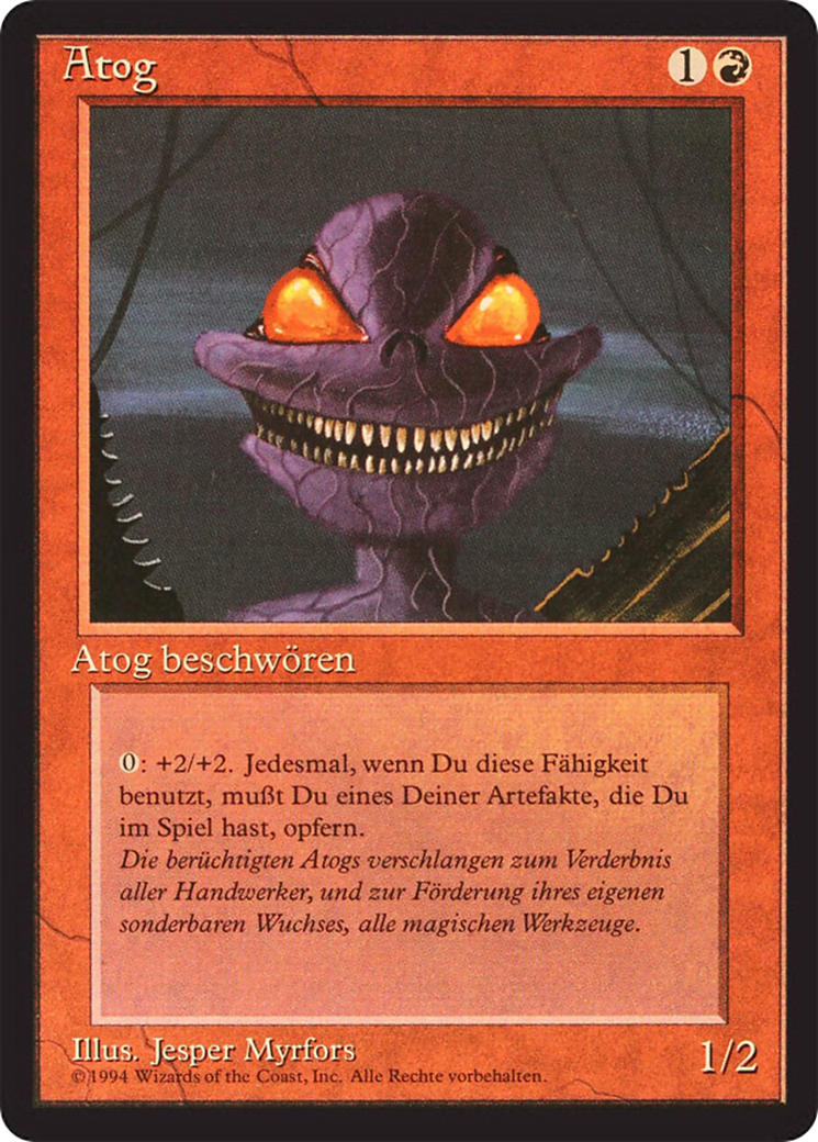 Magic: The Gathering - Atog - Foreign Black Border