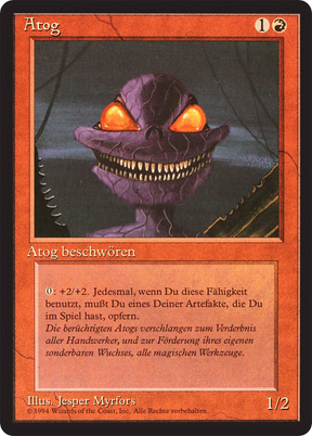 Magic: The Gathering - Atog - Foreign Black Border