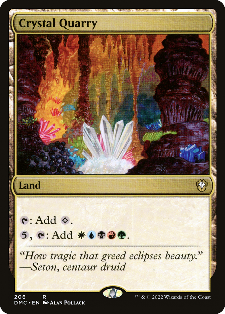 Magic: The Gathering - Crystal Quarry - Dominaria United Commander