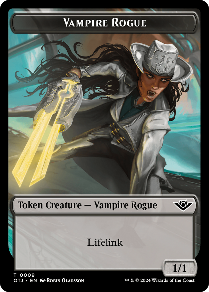 Magic: The Gathering - Vampire Rogue Token - Outlaws of Thunder Junction Tokens