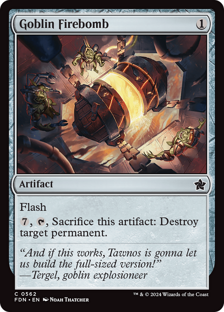 Magic: The Gathering - Goblin Firebomb - Foundations