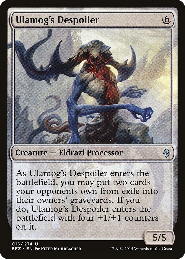 Magic: The Gathering - Ulamog's Despoiler Foil - Battle for Zendikar