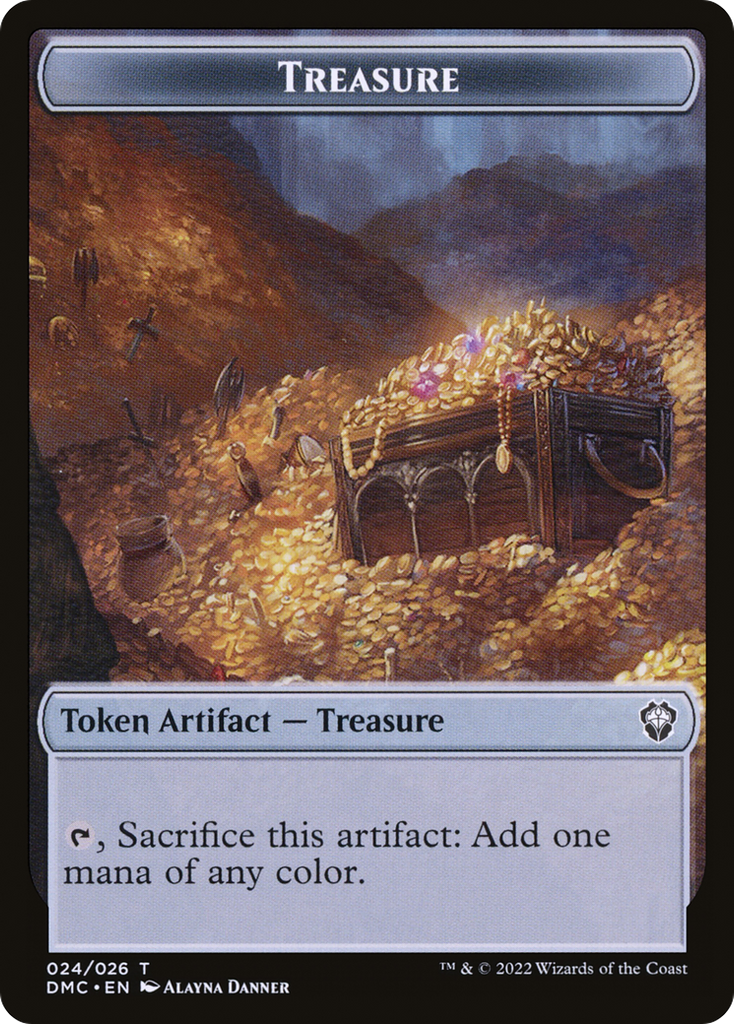 Magic: The Gathering - Treasure Token - Dominaria United Tokens