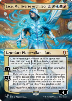Magic: The Gathering - Jace, Multiverse Architect Foil - Reality Fracture Commander