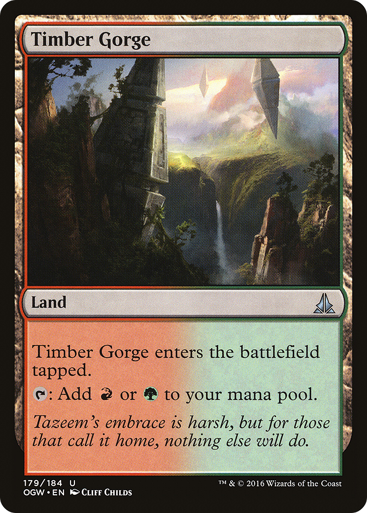 Magic: The Gathering - Timber Gorge Foil - Oath of the Gatewatch