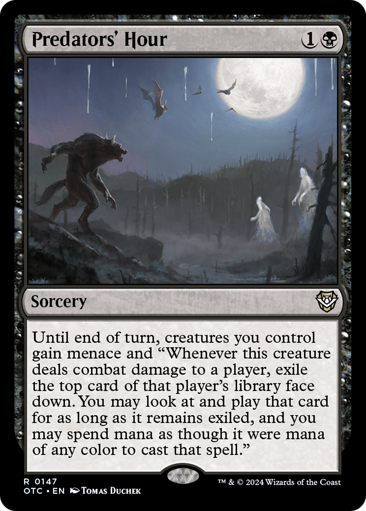 Magic: The Gathering - Predators' Hour - Outlaws of Thunder Junction Commander