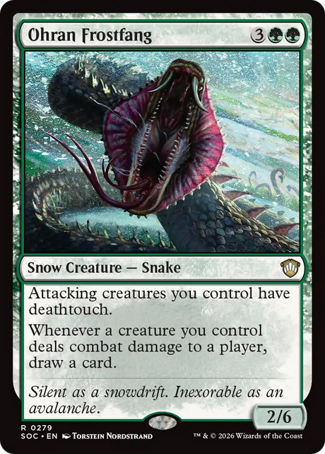 Magic: The Gathering - Ohran Frostfang - Secrets of Strixhaven Commander