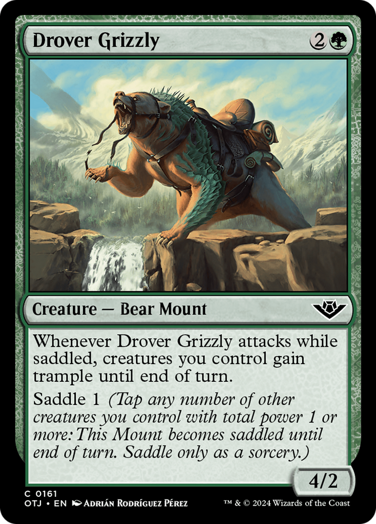 Magic: The Gathering - Drover Grizzly - Outlaws of Thunder Junction