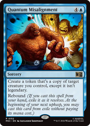 Magic: The Gathering - Quantum Misalignment - Marvel Super Heroes Commander