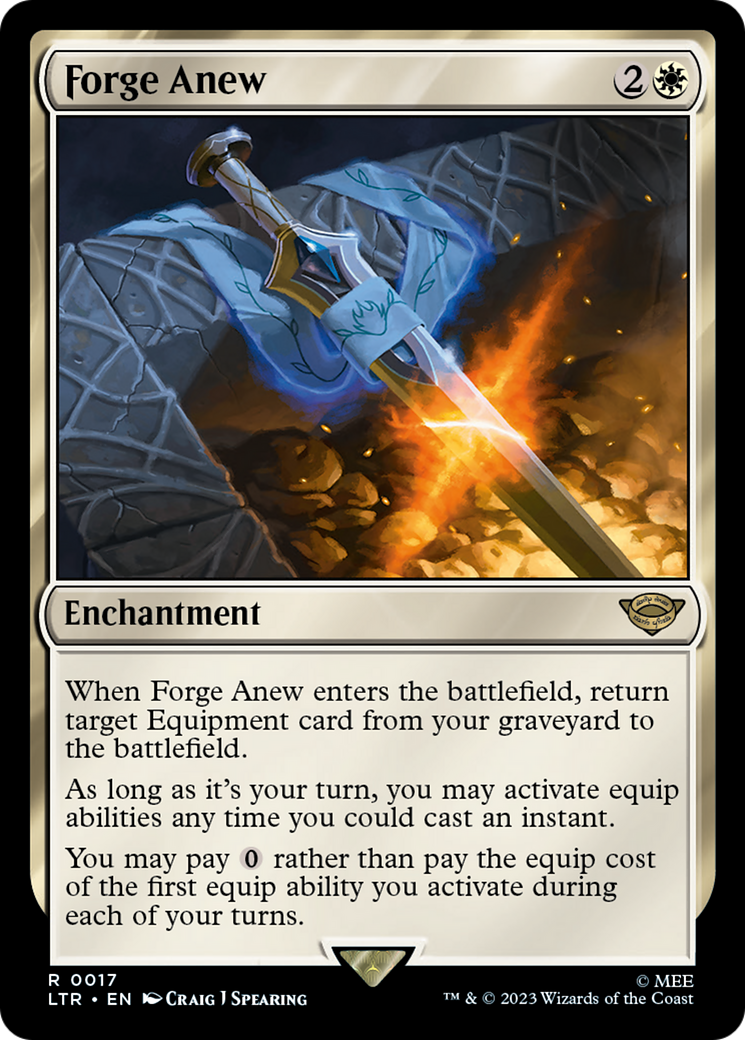 Magic: The Gathering - Forge Anew Foil - The Lord of the Rings: Tales of Middle-earth