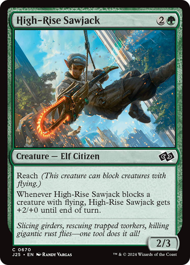 Magic: The Gathering - High-Rise Sawjack - Foundations Jumpstart