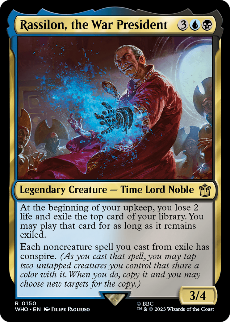 Magic: The Gathering - Rassilon, the War President Foil - Doctor Who
