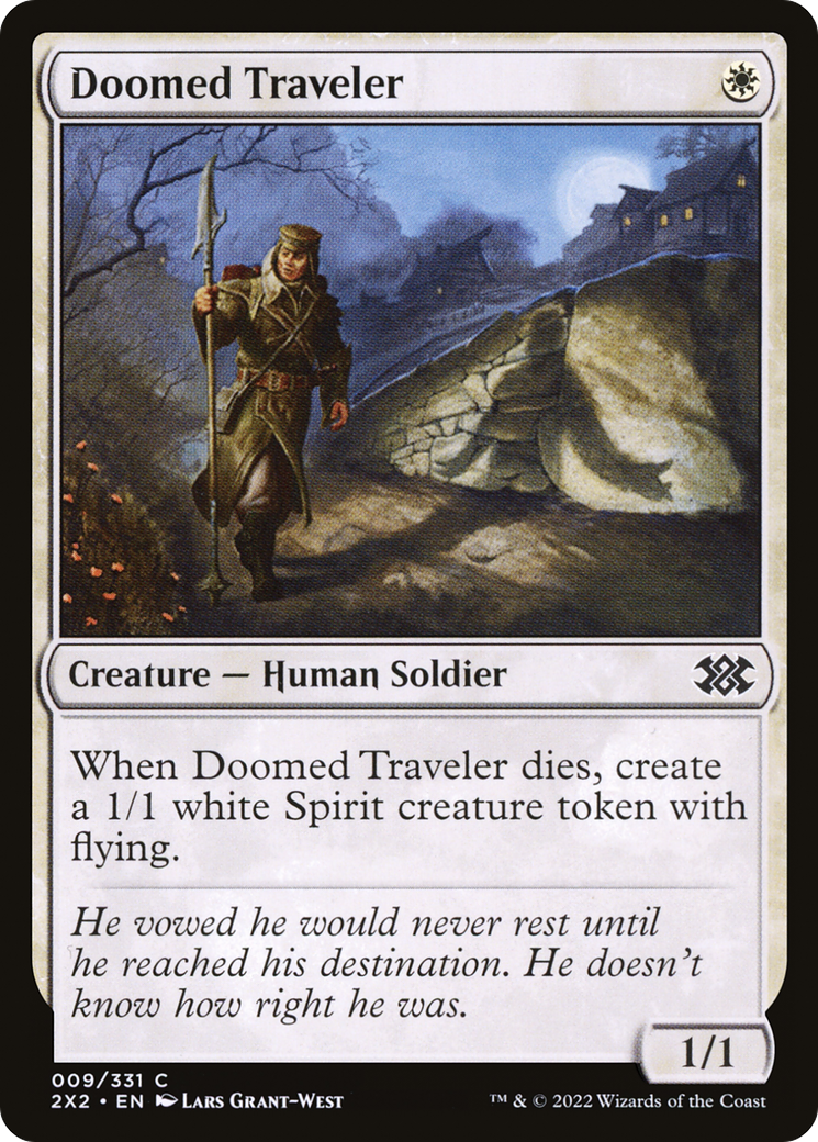 Magic: The Gathering - Doomed Traveler Foil - Double Masters 2022