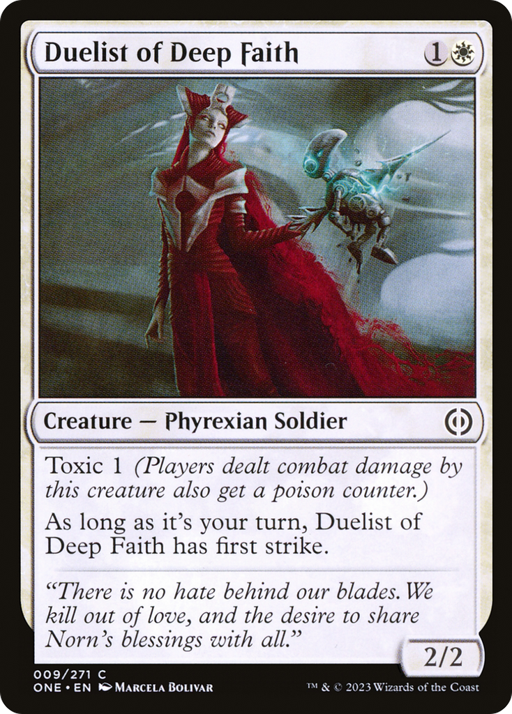 Magic: The Gathering - Duelist of Deep Faith - Phyrexia: All Will Be One