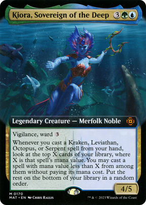 Magic: The Gathering - Kiora, Sovereign of the Deep Foil - March of the Machine: The Aftermath