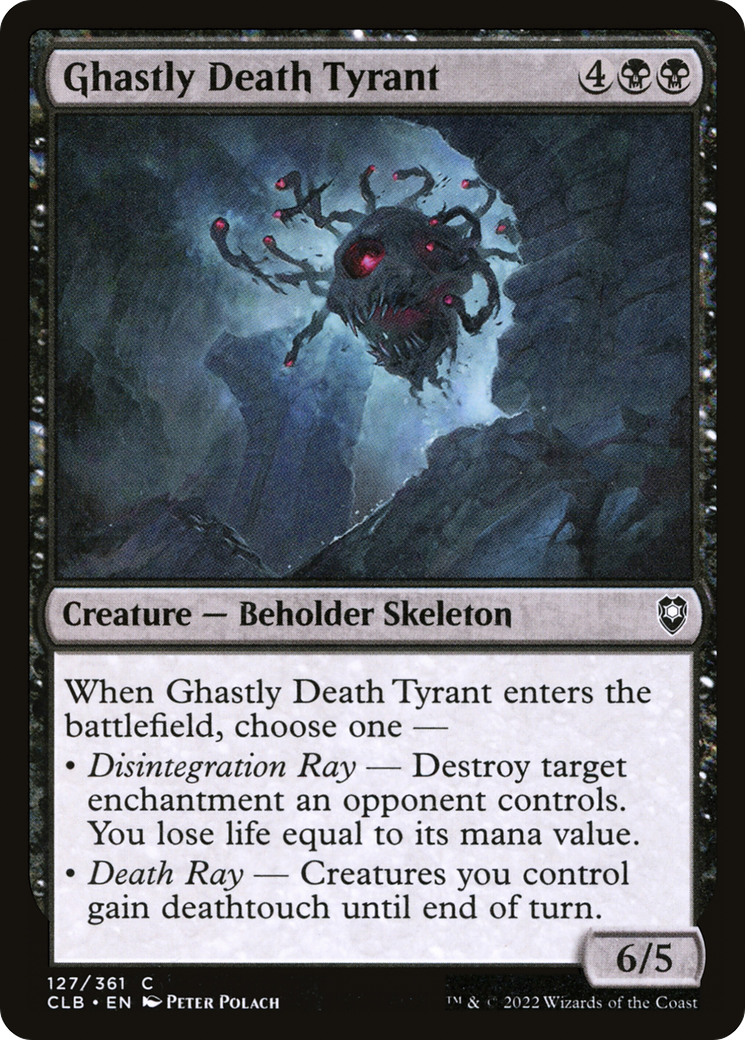 Magic: The Gathering - Ghastly Death Tyrant - Commander Legends: Battle for Baldur's Gate