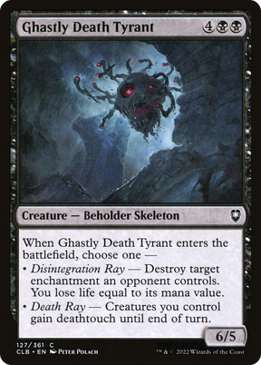 Magic: The Gathering - Ghastly Death Tyrant - Commander Legends: Battle for Baldur's Gate