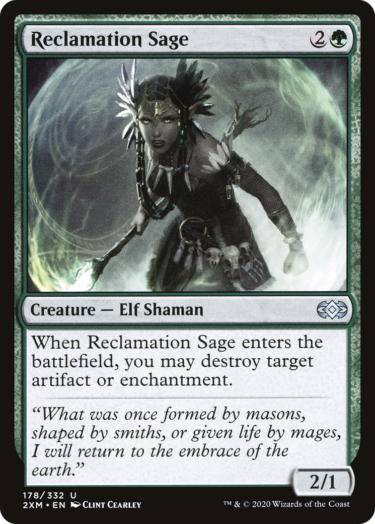Magic: The Gathering - Reclamation Sage Foil - Double Masters
