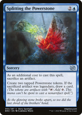 Magic: The Gathering - Splitting the Powerstone Foil - The Brothers' War
