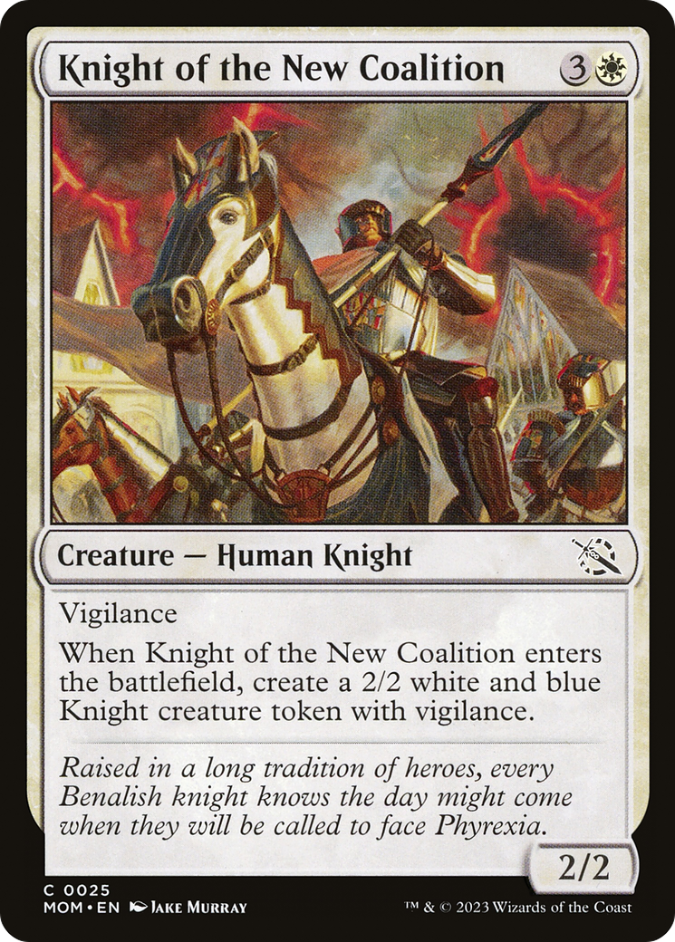 Magic: The Gathering - Knight of the New Coalition Foil - March of the Machine