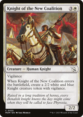 Magic: The Gathering - Knight of the New Coalition Foil - March of the Machine
