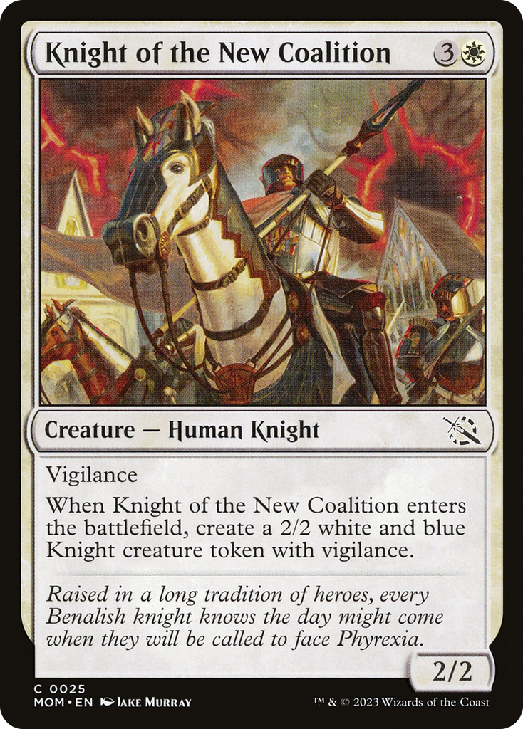Magic: The Gathering - Knight of the New Coalition - March of the Machine
