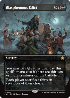 Magic: The Gathering - Blasphemous Edict - Foundations
