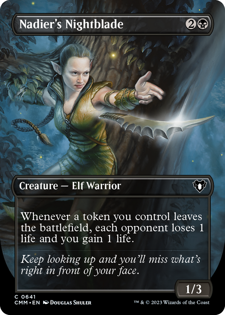 Magic: The Gathering - Nadier's Nightblade - Commander Masters