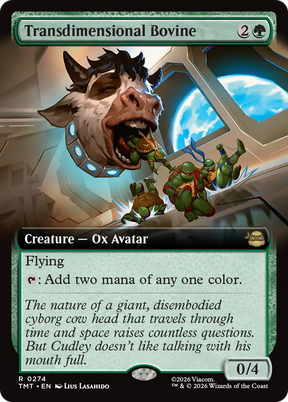 Magic: The Gathering - Transdimensional Bovine - Teenage Mutant Ninja Turtles
