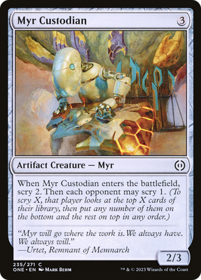 Magic: The Gathering - Myr Custodian - Phyrexia: All Will Be One