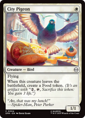 Magic: The Gathering - City Pigeon Foil - Marvel's Spider-Man