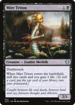 Magic: The Gathering - Mire Triton - Starter Commander Decks