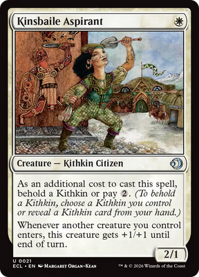 Magic: The Gathering - Kinsbaile Aspirant Foil - Lorwyn Eclipsed