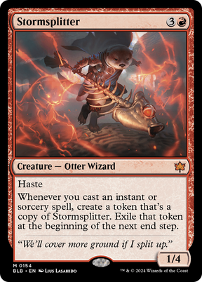 Magic: The Gathering - Stormsplitter Foil - Bloomburrow