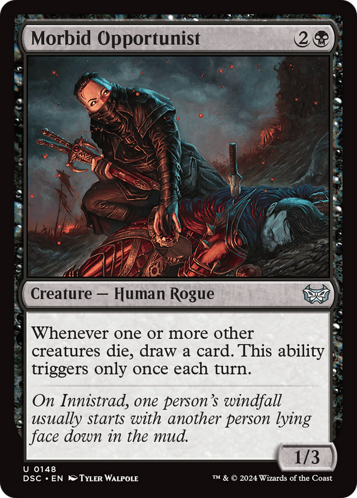 Magic: The Gathering - Morbid Opportunist - Duskmourn: House of Horror Commander